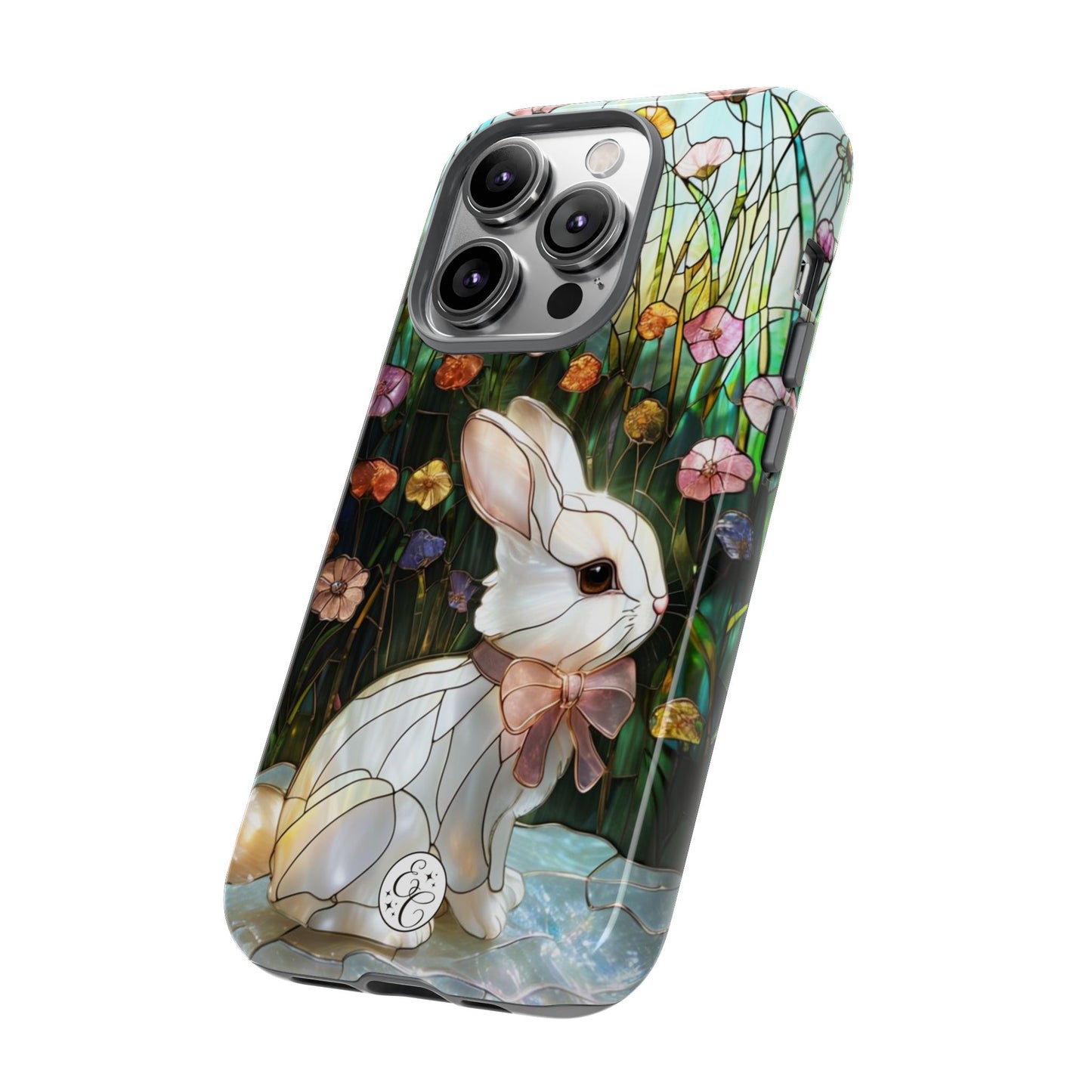 Easter Rabbit Stained Glass Tough Phone Case