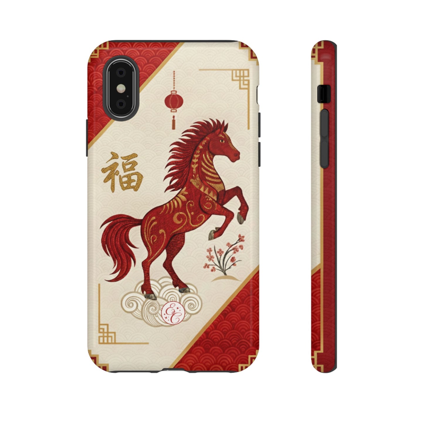 Chinese Zodiac Horse Tough Phone Case