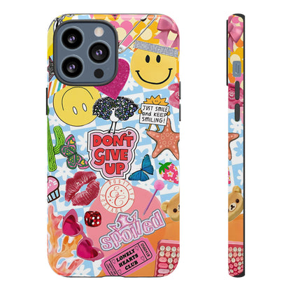 Pop Art Collage Tough Phone Case