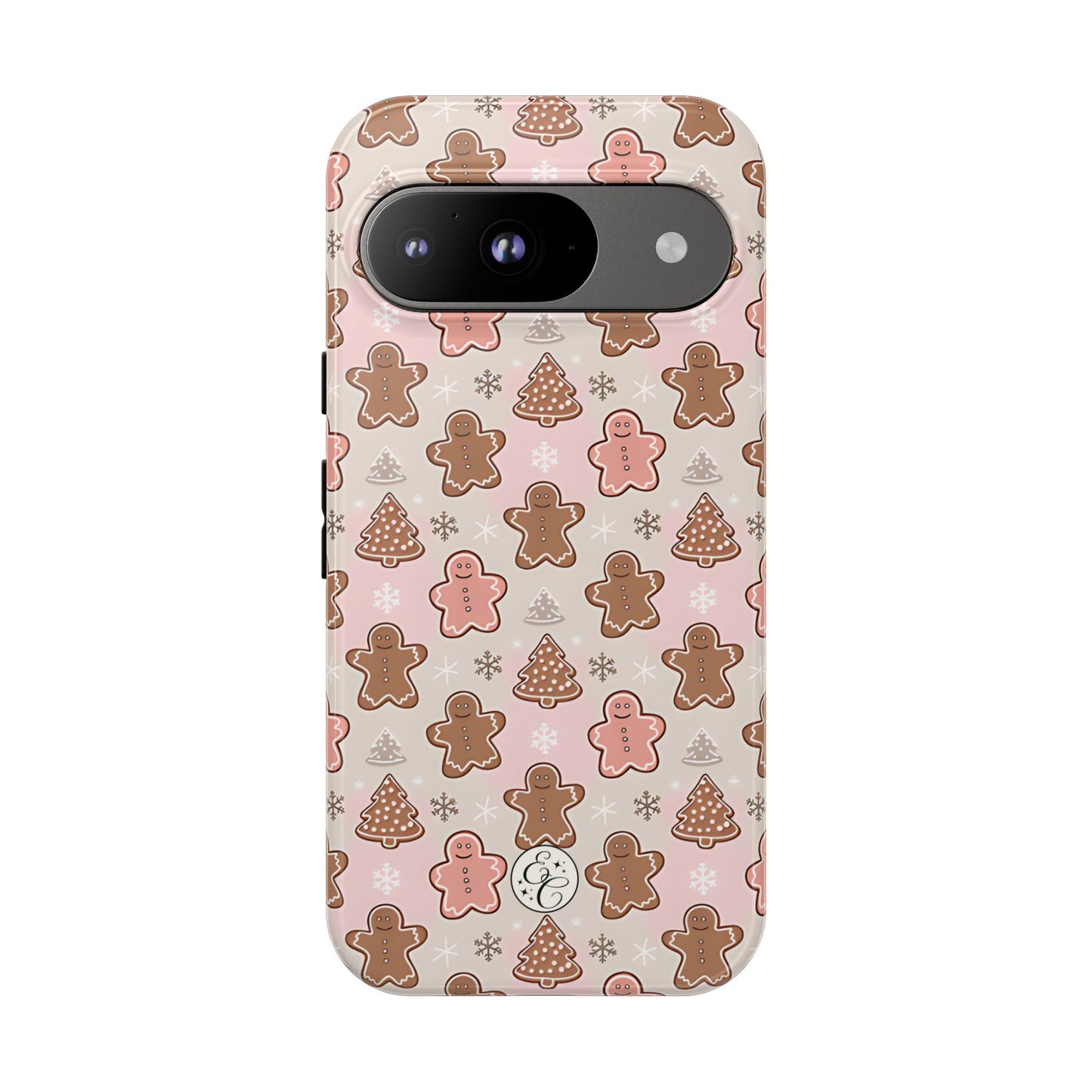 Gingerbread Men & Xmas Tree Pattern Tough Phone Case