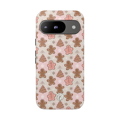 Gingerbread Men & Xmas Tree Pattern Tough Phone Case