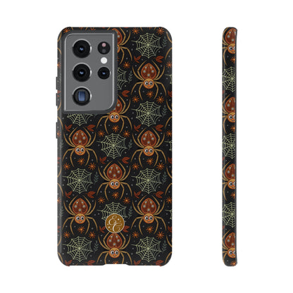 Boho Halloween Spider Pattern Tough Phone Case