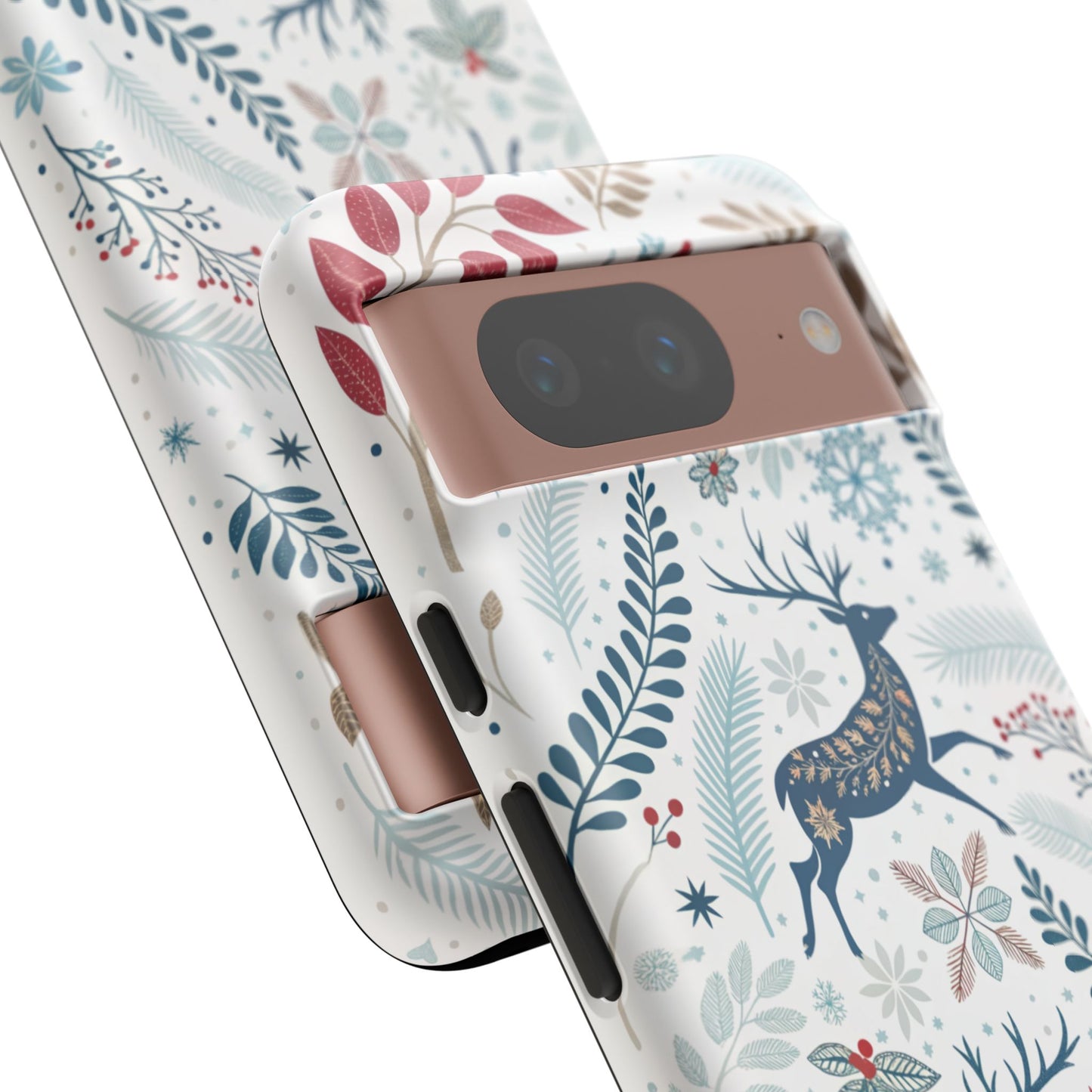 Blue Winter Deer Tough Phone Case