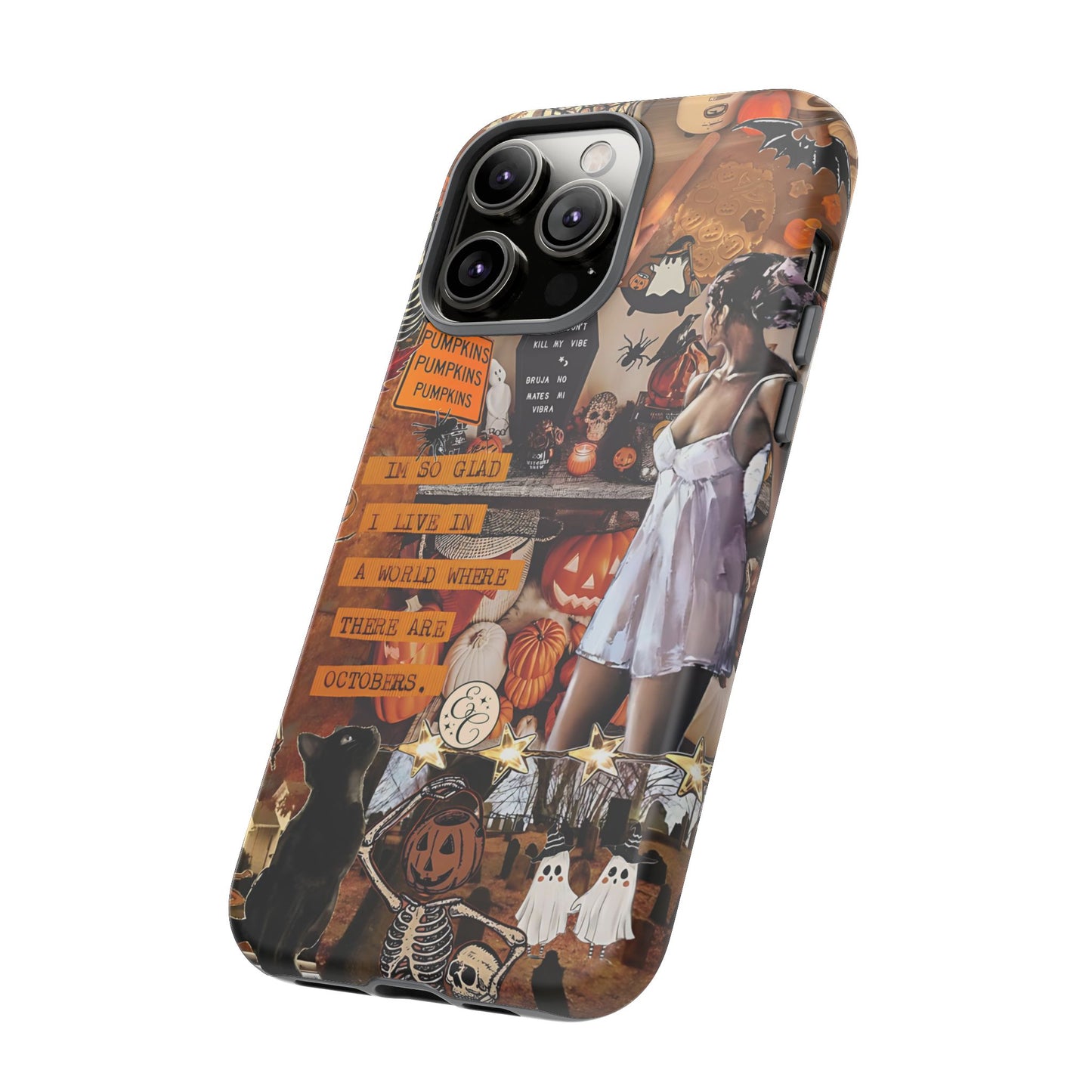 Halloween Aesthetic Collage Tough Phone Case