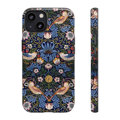 William Morris Strawberry Thief Tough Phone Case