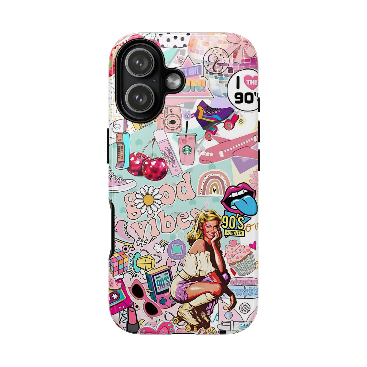 90s Nostalgia Collage Tough Phone Case