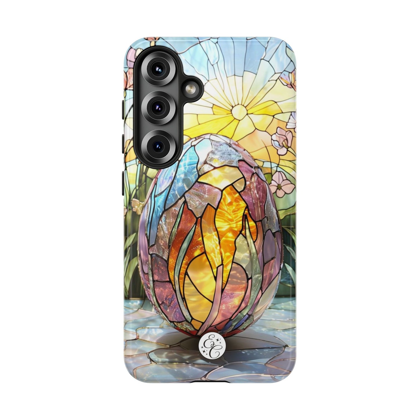 Easter Egg Stained Glass Tough Phone Case