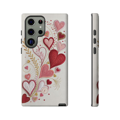 Hearts Pattern Tough Phone Case