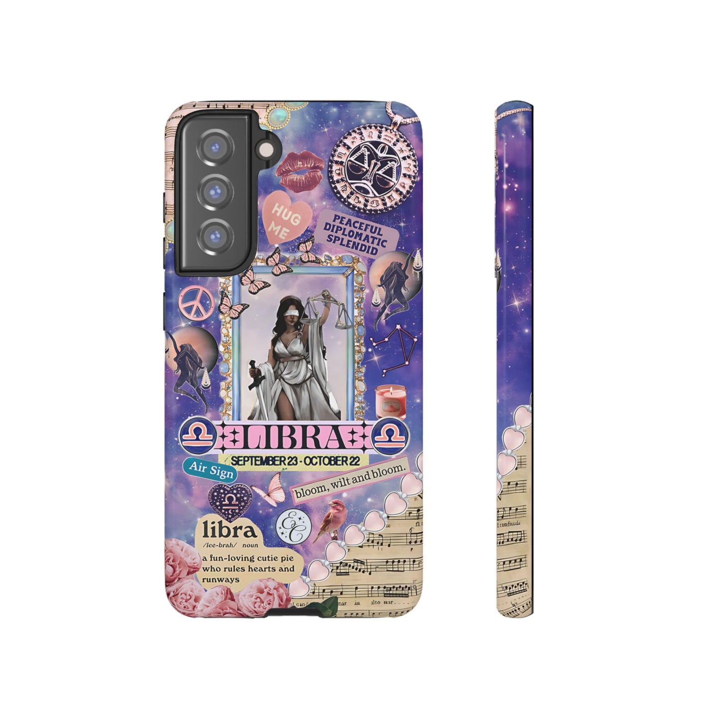 Libra Zodiac Star Sign Tough Phone Case