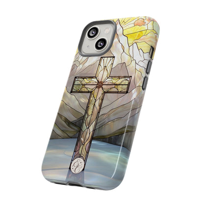 Stained Glass Cross Tough Phone Case