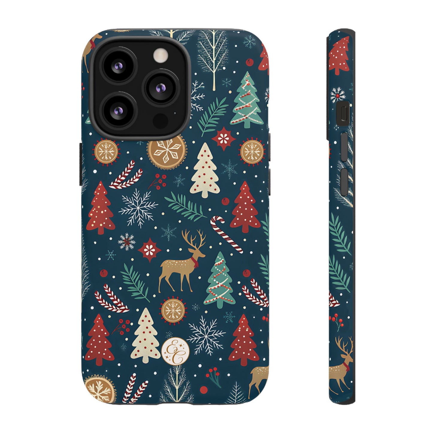 Christmas Holiday Pattern Tough Phone Case