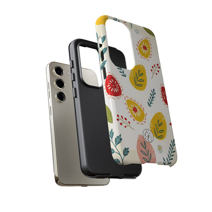 Colorful Easter Egg Pattern Tough Phone Case