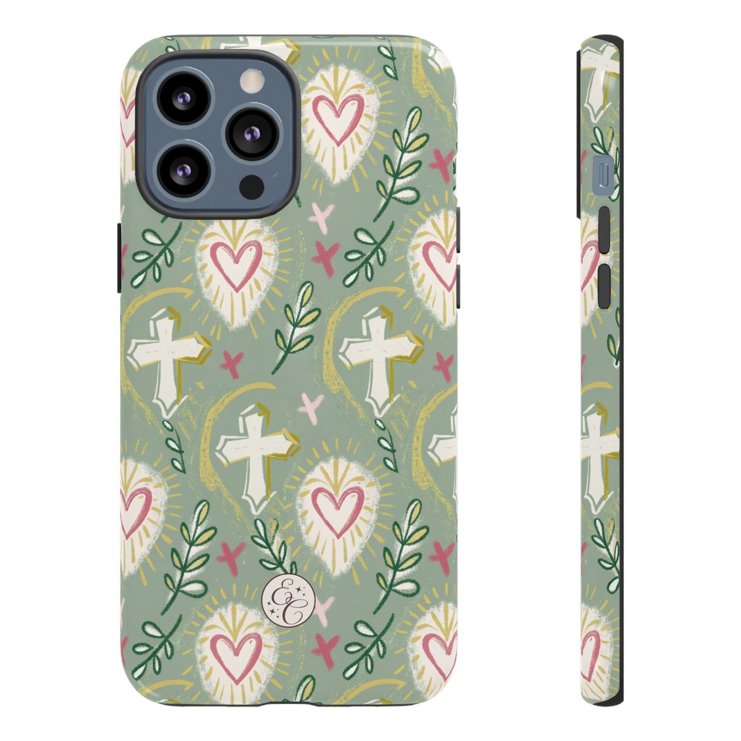 Christian Cross Boho Pattern Tough Phone Case
