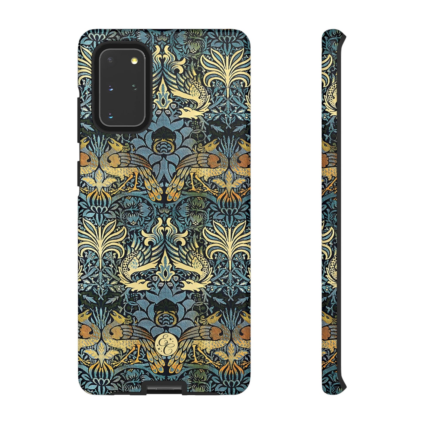 William Morris Peacock and Dragon Tough Phone Case