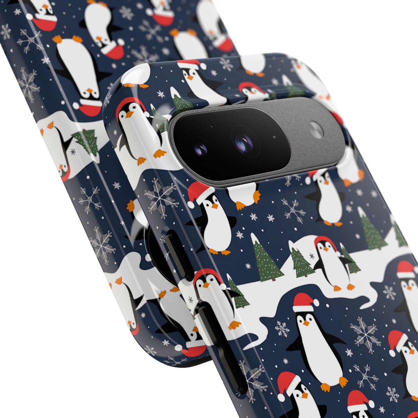 Cute Penguin Christmas Pattern Tough Phone Case