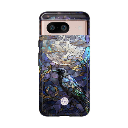 Stained Glass Raven Tough Phone Case