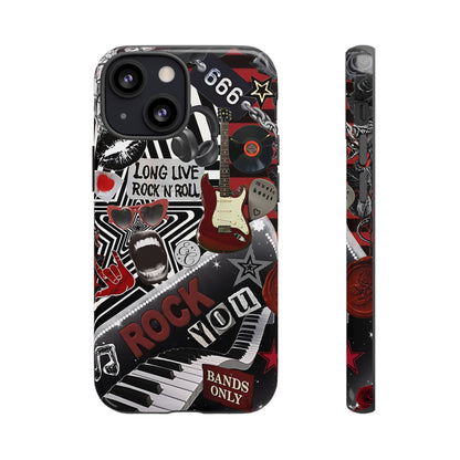 Rock and Roll Collage Tough Phone Case