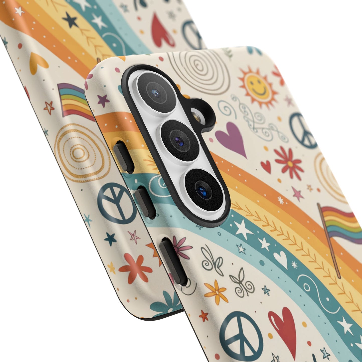 LGTBQ+ Pride Boho Doodle Tough Phone Case