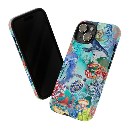 Ocean Wonders Collage Tough Phone Case