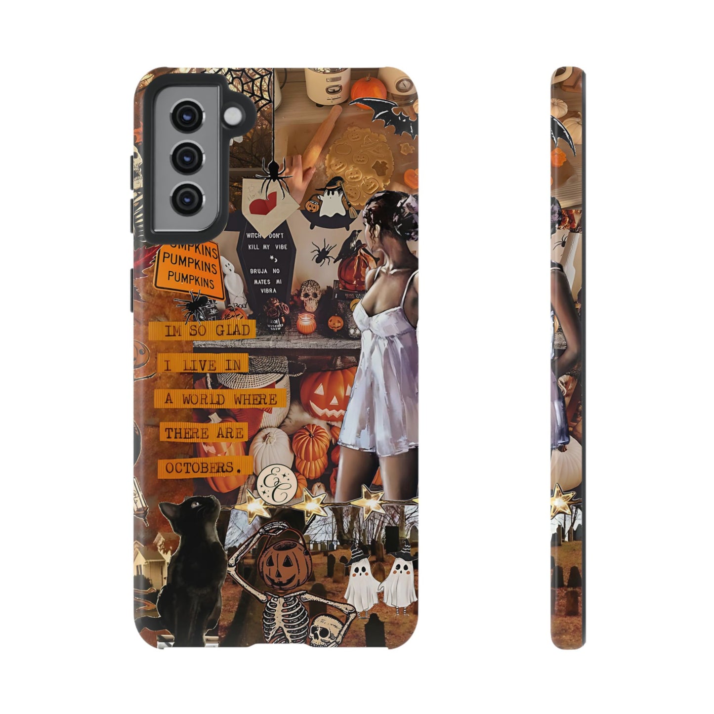 Halloween Aesthetic Collage Tough Phone Case