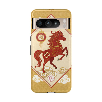 Chinese New Year Lucky Horse Tough Phone Case