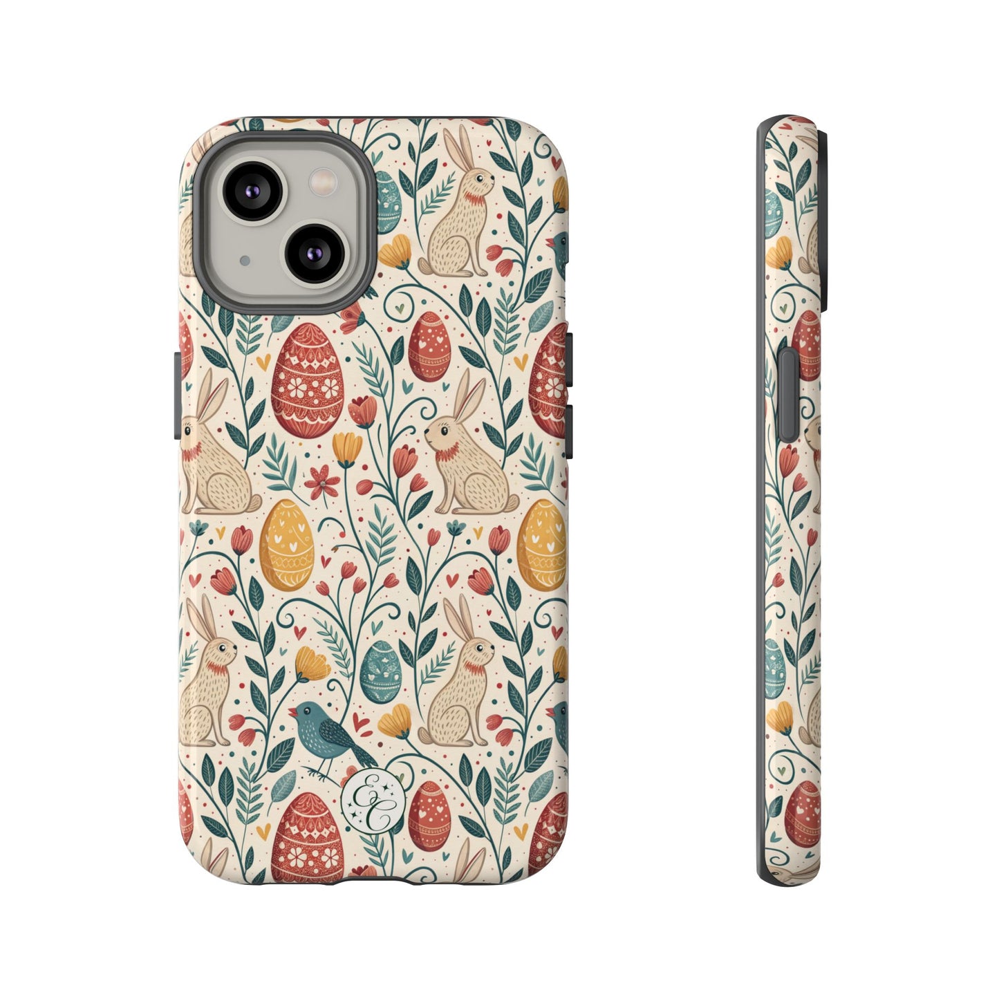 Vintage Easter Pattern Tough Phone Case