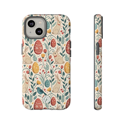 Vintage Easter Pattern Tough Phone Case