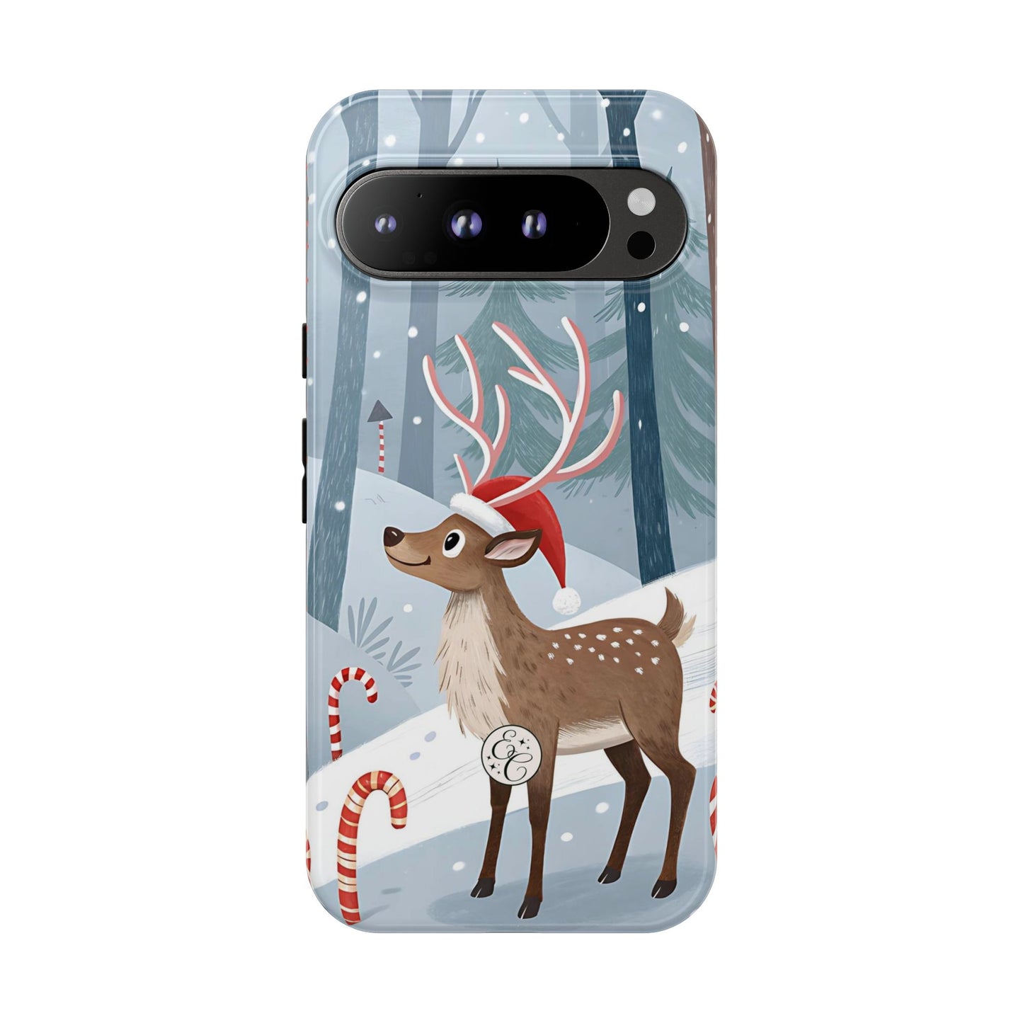 Reindeer in Winter Wonderland Tough Phone Case