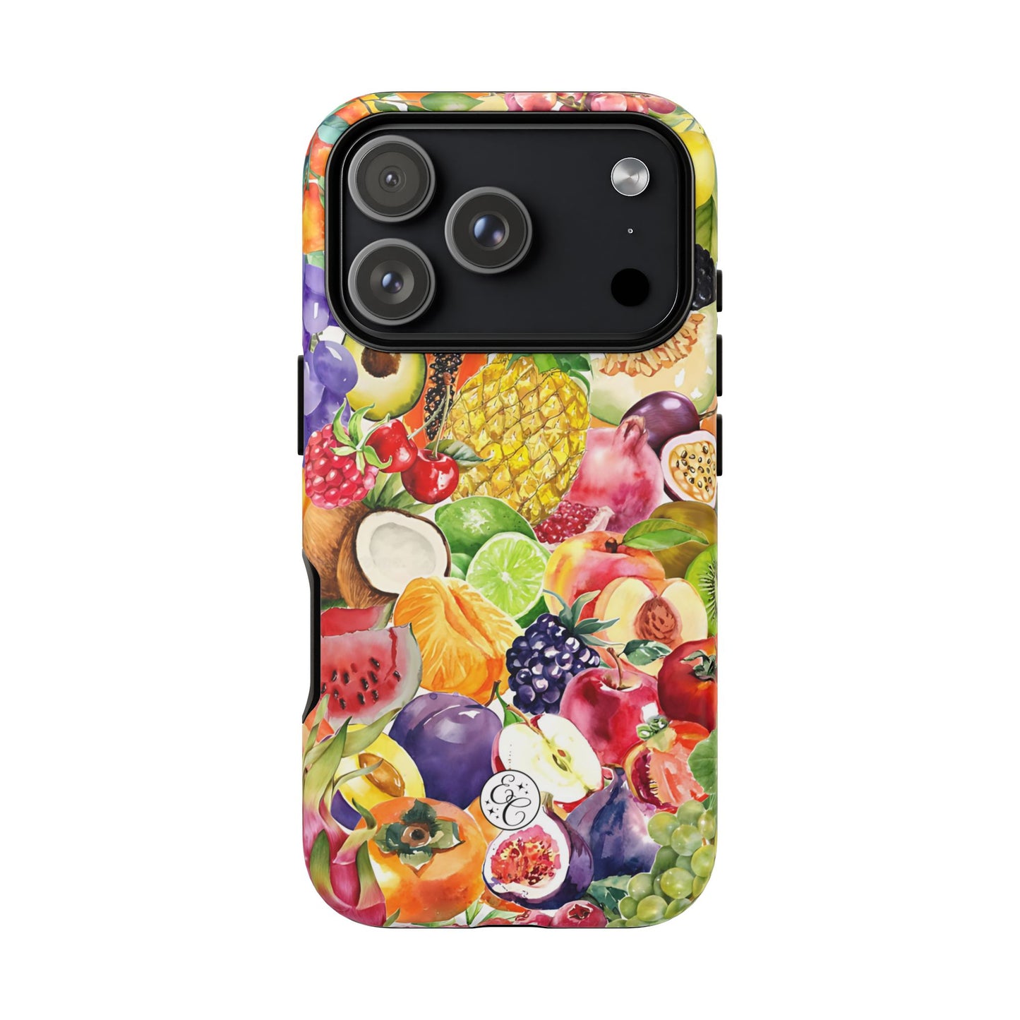 Colorful Fruits Collage Tough Phone Case