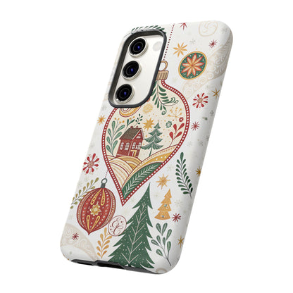 Cozy Christmas Ornament Tough Phone Case