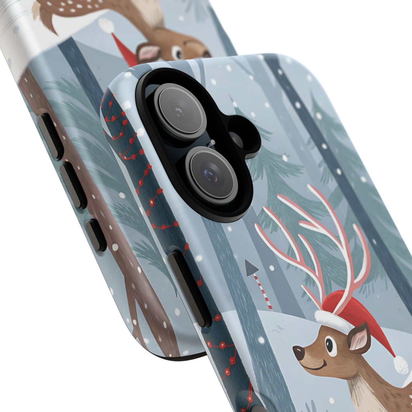 Reindeer in Winter Wonderland Tough Phone Case