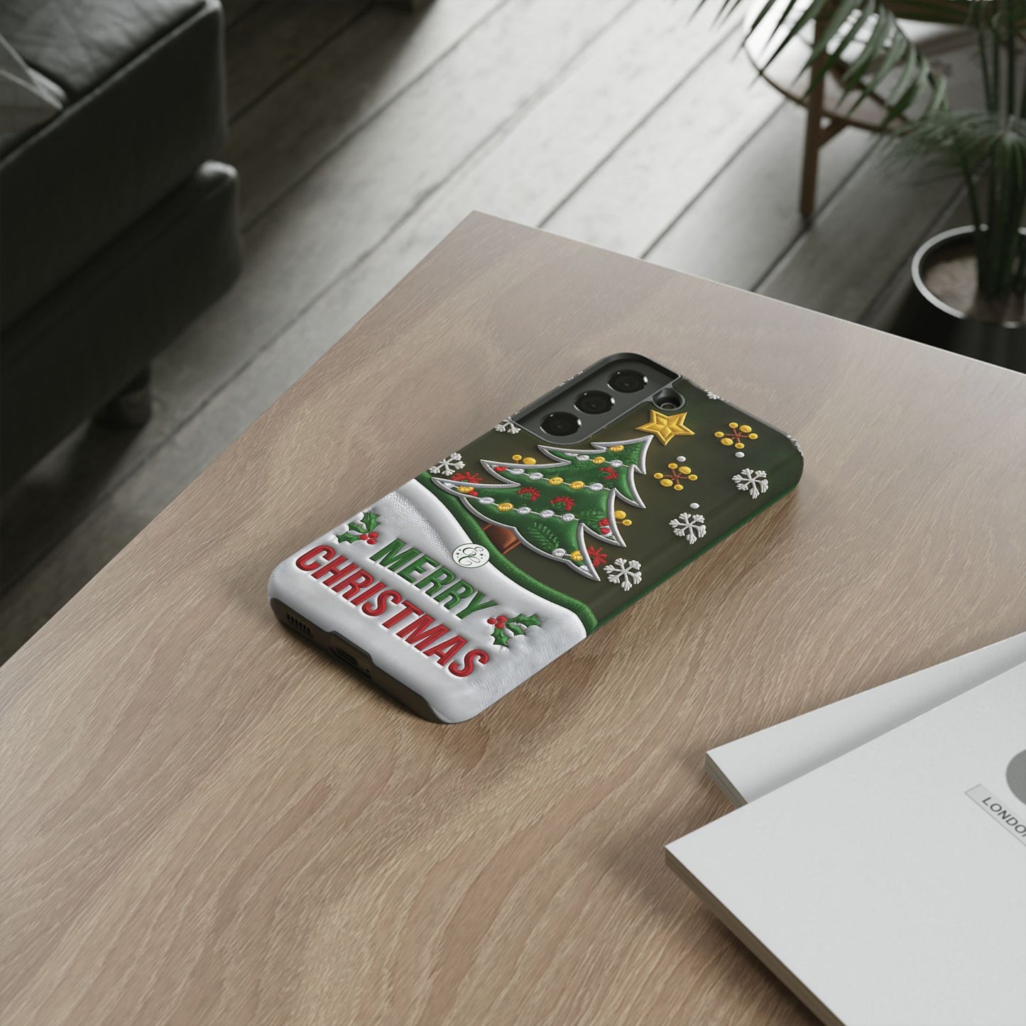 Merry Christmas Tree Tough Phone Case