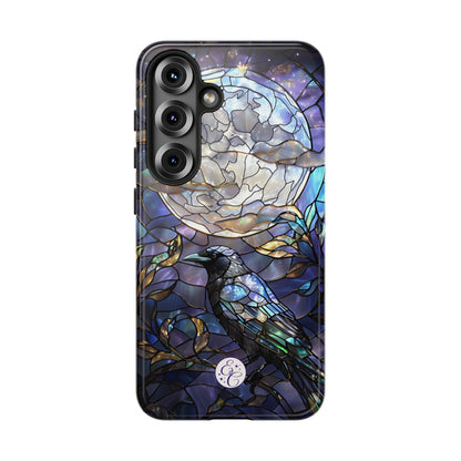 Stained Glass Raven Tough Phone Case