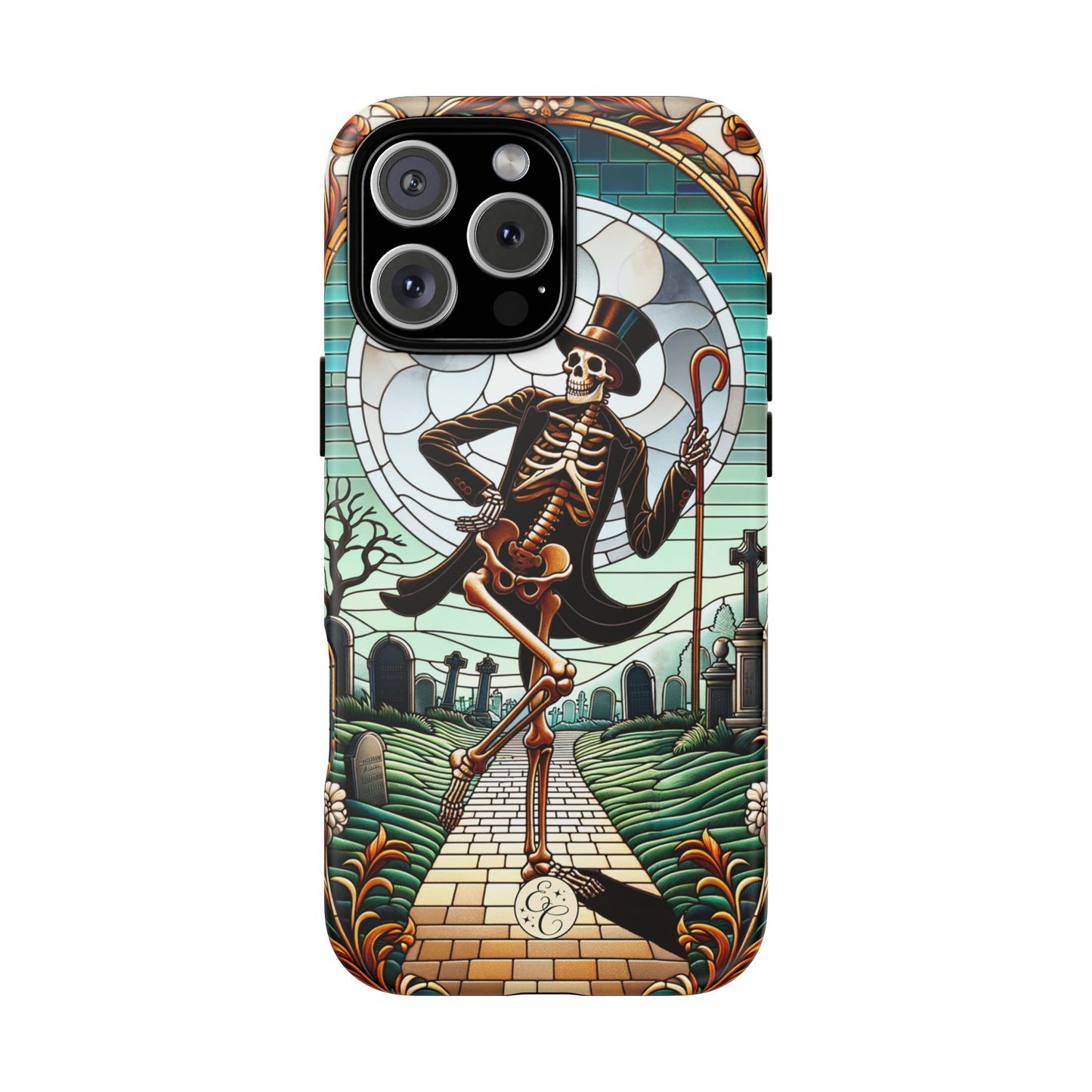Dancing Skeleton Tough Phone Case