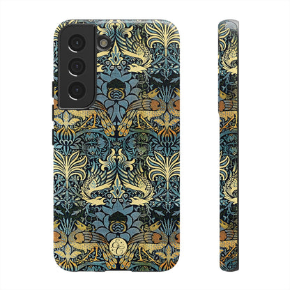 William Morris Peacock and Dragon Tough Phone Case