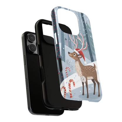 Reindeer in Winter Wonderland Tough Phone Case