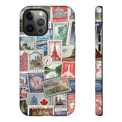 Vintage Stamp Collection Tough Phone Case