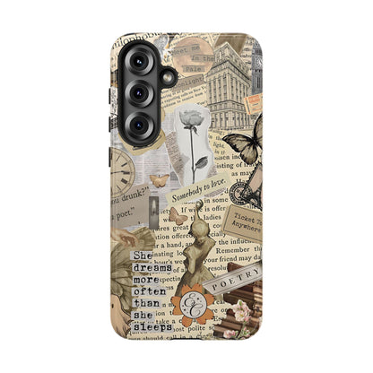 Library Romance Collage Tough Phone Case