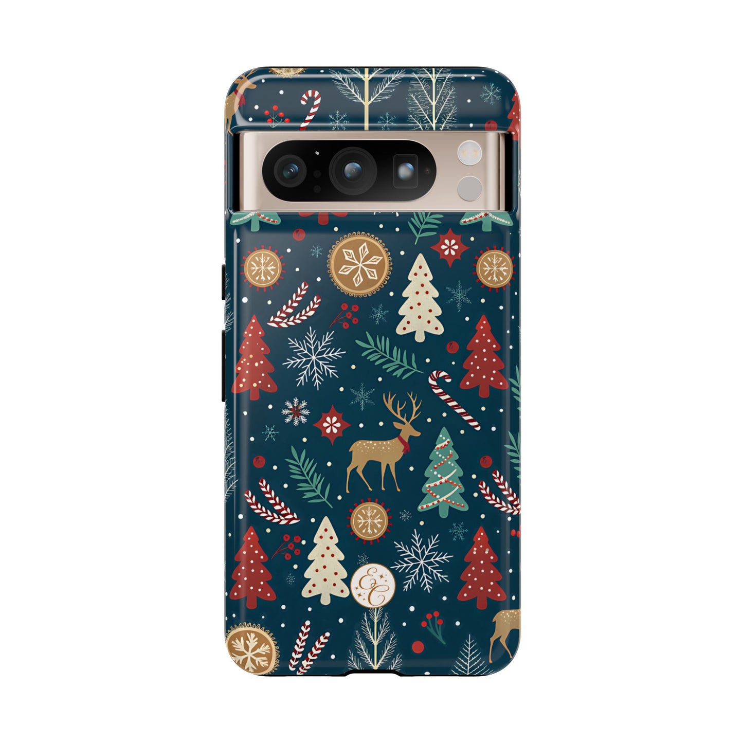 Christmas Holiday Pattern Tough Phone Case