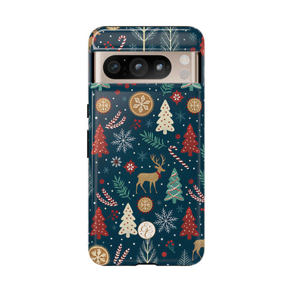 Christmas Holiday Pattern Tough Phone Case
