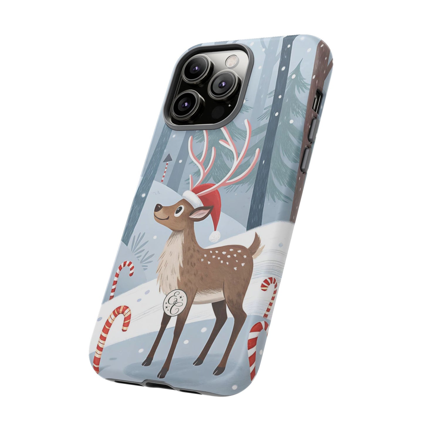 Reindeer in Winter Wonderland Tough Phone Case