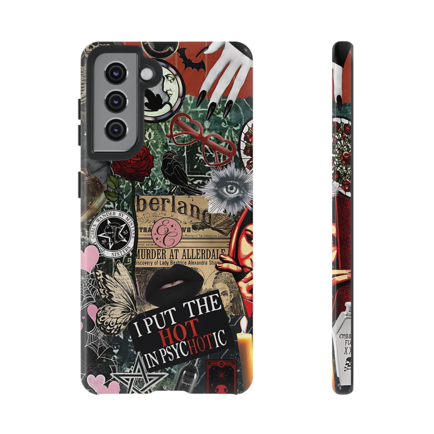 Gothic Collage Tough Phone Case