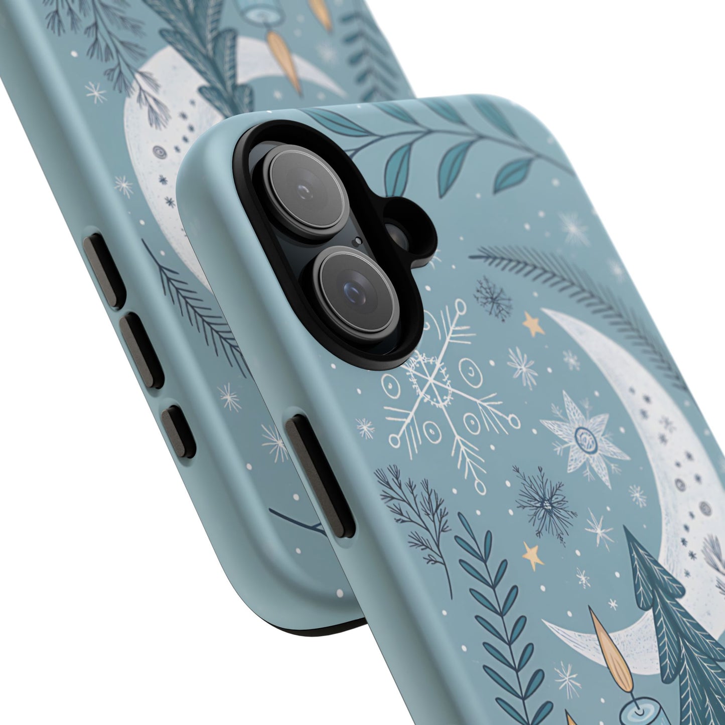 Winter Moon & Candles Tough Phone Case
