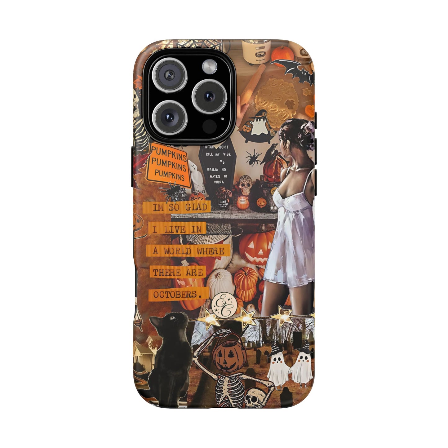 Halloween Aesthetic Collage Tough Phone Case