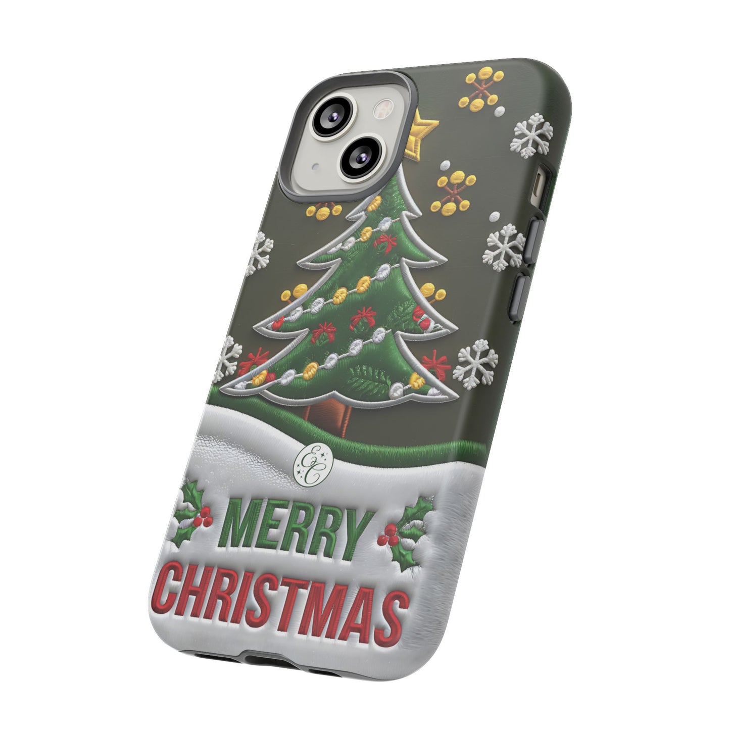 Merry Christmas Tree Tough Phone Case