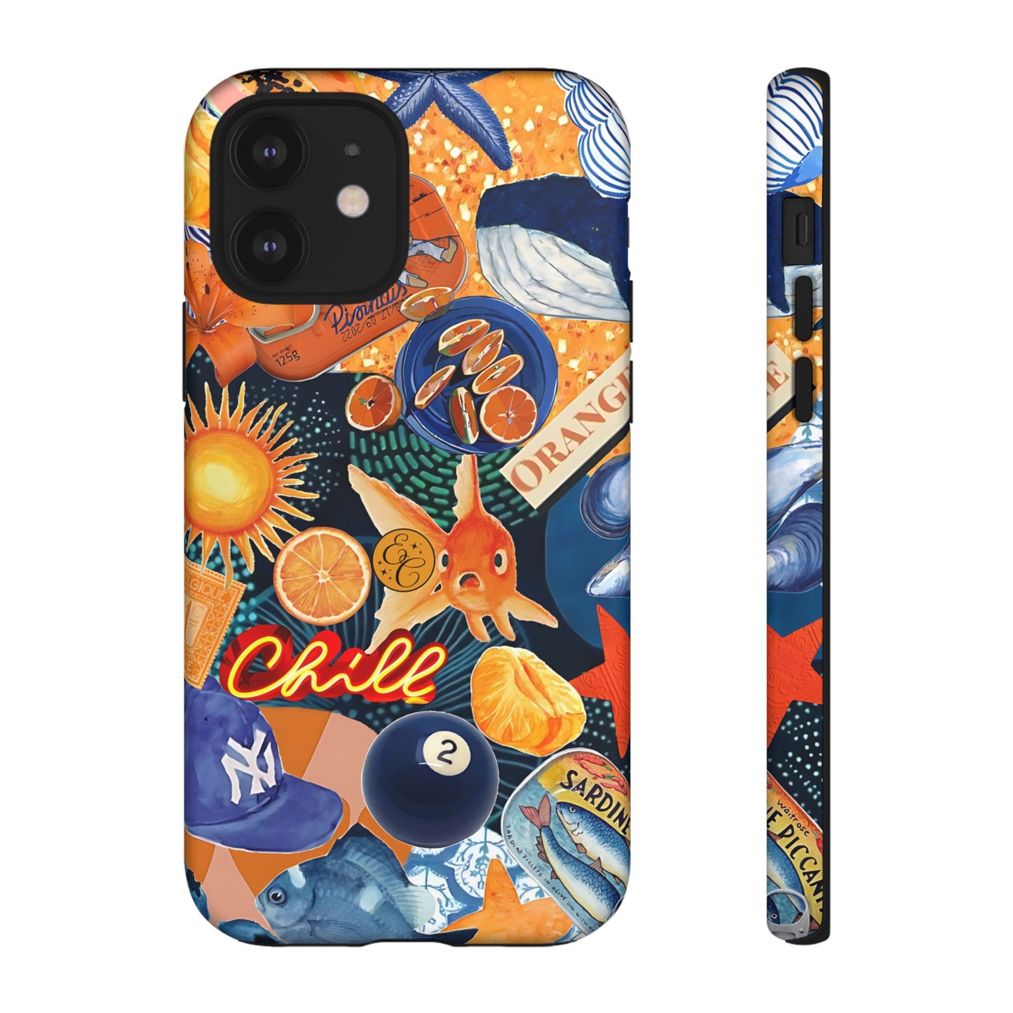 Nautical and Citrus Tough Phone Case