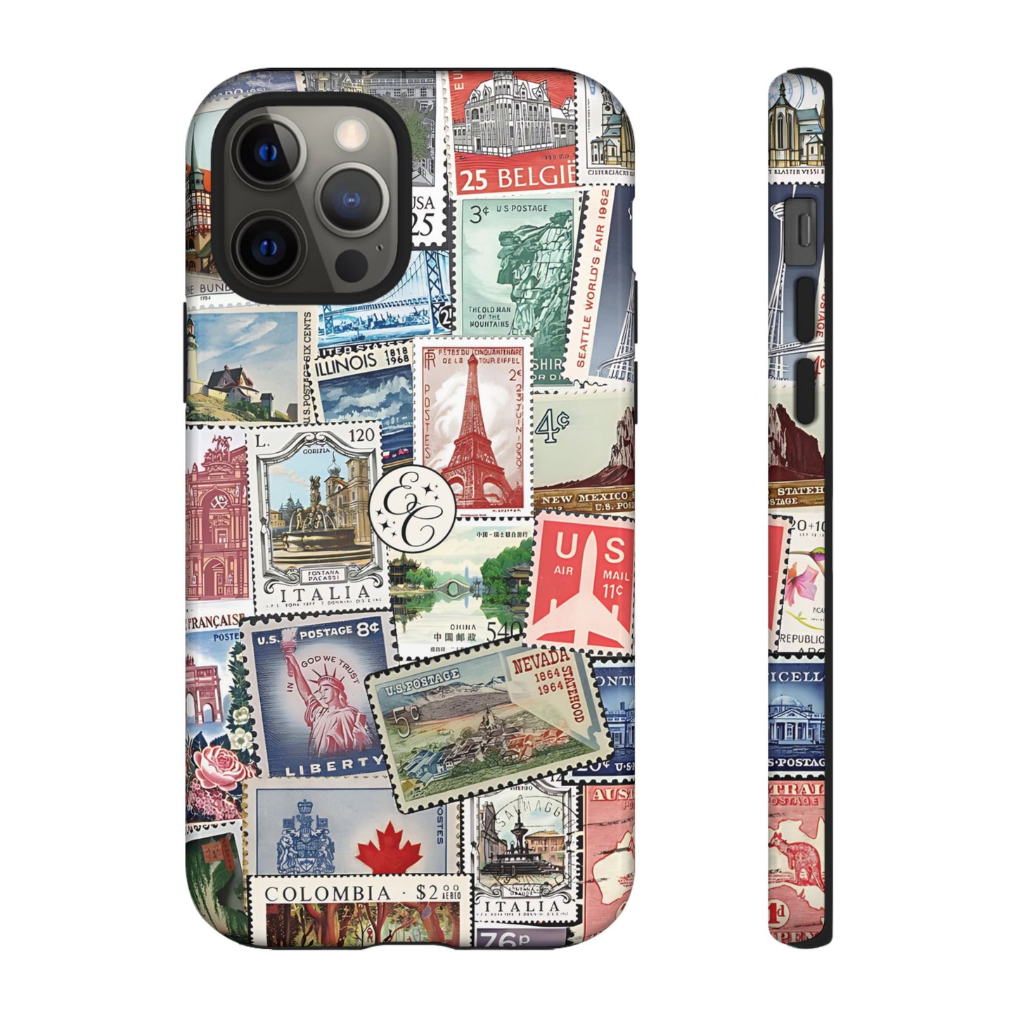 Vintage Stamp Collection Tough Phone Case