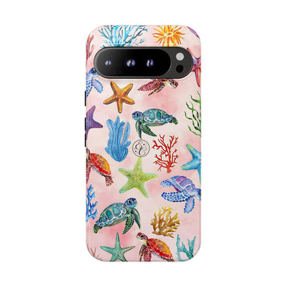 Colorful Marine Life Tough Phone Case