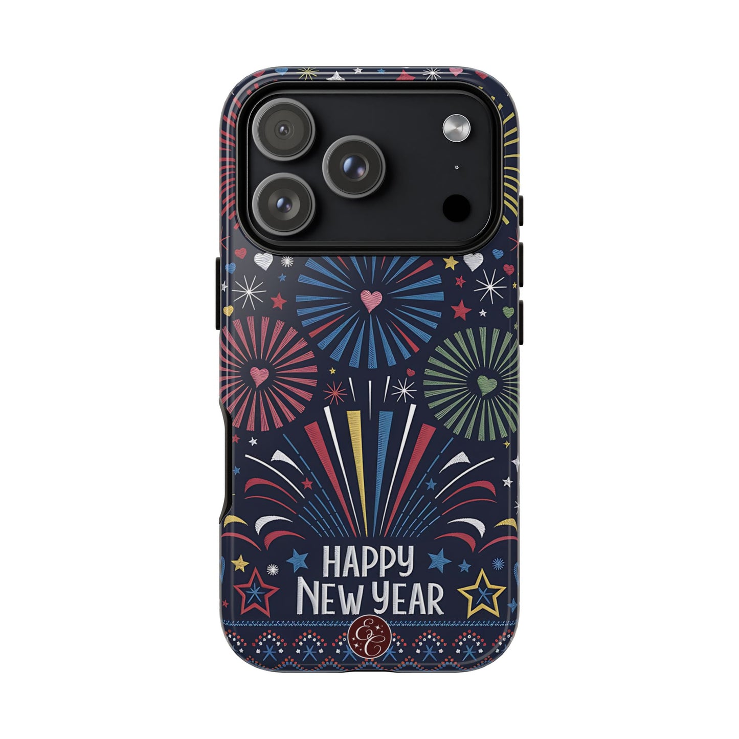 Happy New Year Fireworks Tough Phone Case