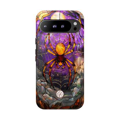 Stained Glass Spider Tough Phone Case